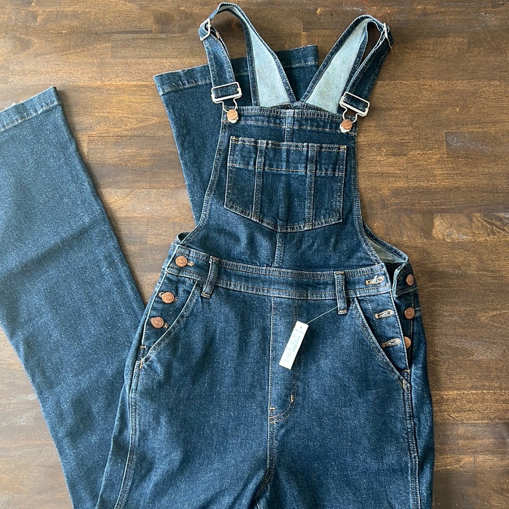 Madewell Flare Denim Overalls